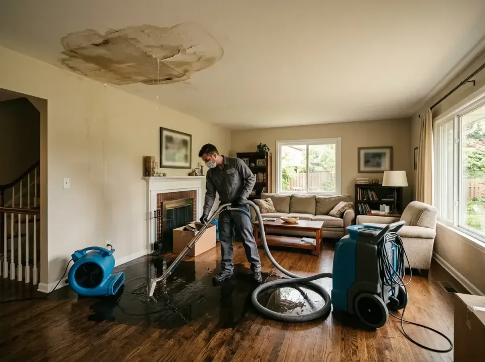attic-pipe-burst-ceiling-drip-008 — frequently asked questions, Water Damage Restoration & Carpet Care in Burley, WA